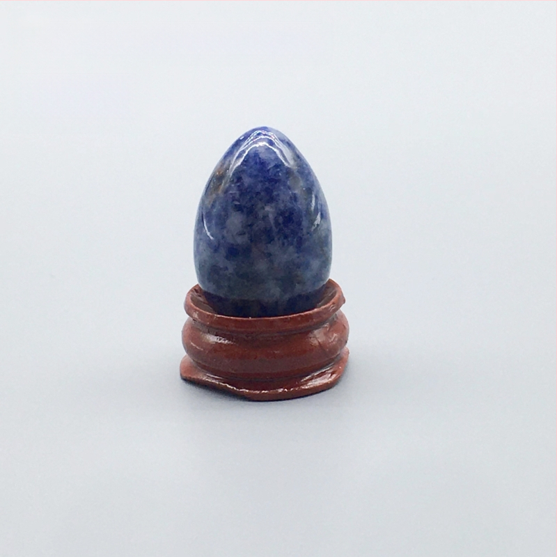 Φυσικός κρύσταλλος σε σχήμα αυγού — λίθος παλάμης διακοσμητικό, λεία επιφάνεια, μάρκα Ting Hong Jing Shi