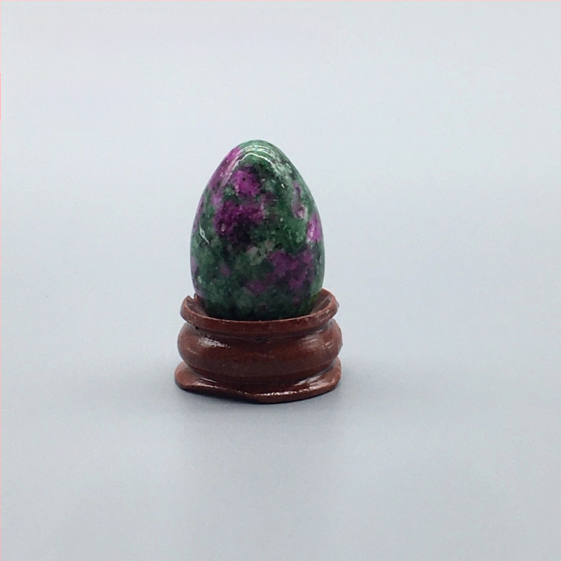 Φυσικός κρύσταλλος σε σχήμα αυγού — λίθος παλάμης διακοσμητικό, λεία επιφάνεια, μάρκα Ting Hong Jing Shi