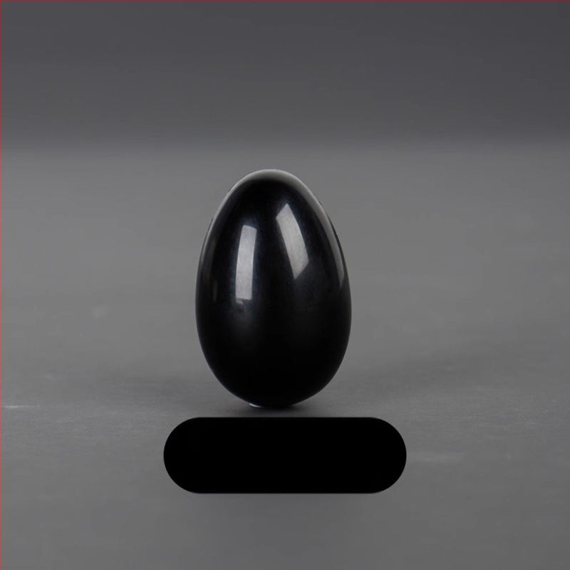 Φυσικός κρύσταλλος σε σχήμα αυγού — λίθος παλάμης διακοσμητικό, λεία επιφάνεια, μάρκα Ting Hong Jing Shi
