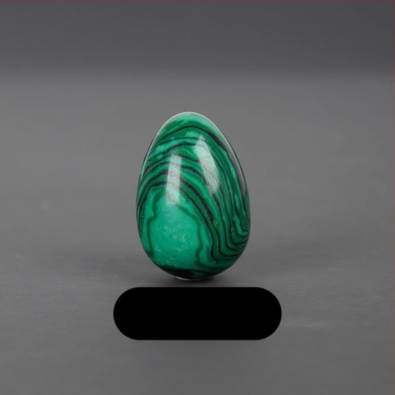Φυσικός κρύσταλλος σε σχήμα αυγού — λίθος παλάμης διακοσμητικό, λεία επιφάνεια, μάρκα Ting Hong Jing Shi