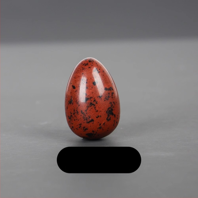 Φυσικός κρύσταλλος σε σχήμα αυγού — λίθος παλάμης διακοσμητικό, λεία επιφάνεια, μάρκα Ting Hong Jing Shi