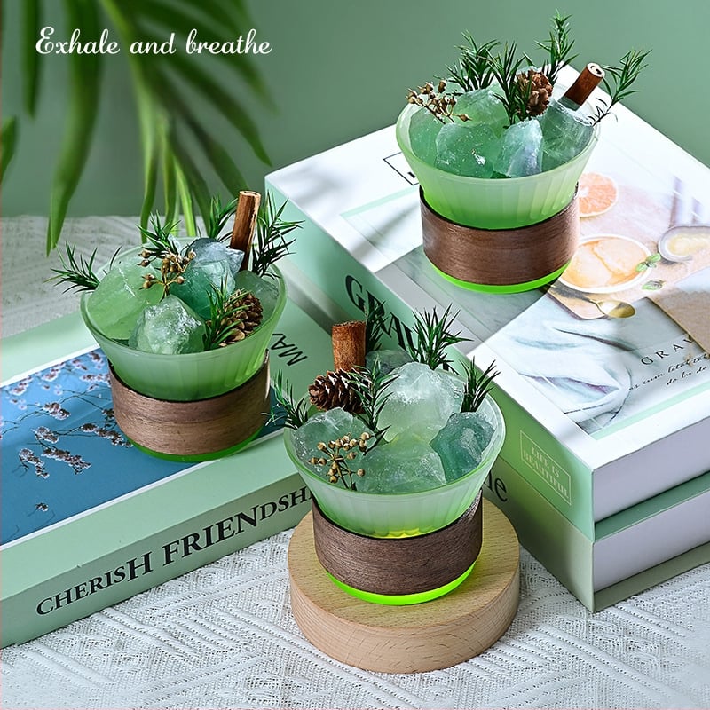 Üvegből készült aromaterápiás dísz, világos luxus stílus, hálószoba dekoráció