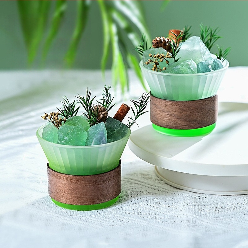 Üvegből készült aromaterápiás dísz, világos luxus stílus, hálószoba dekoráció