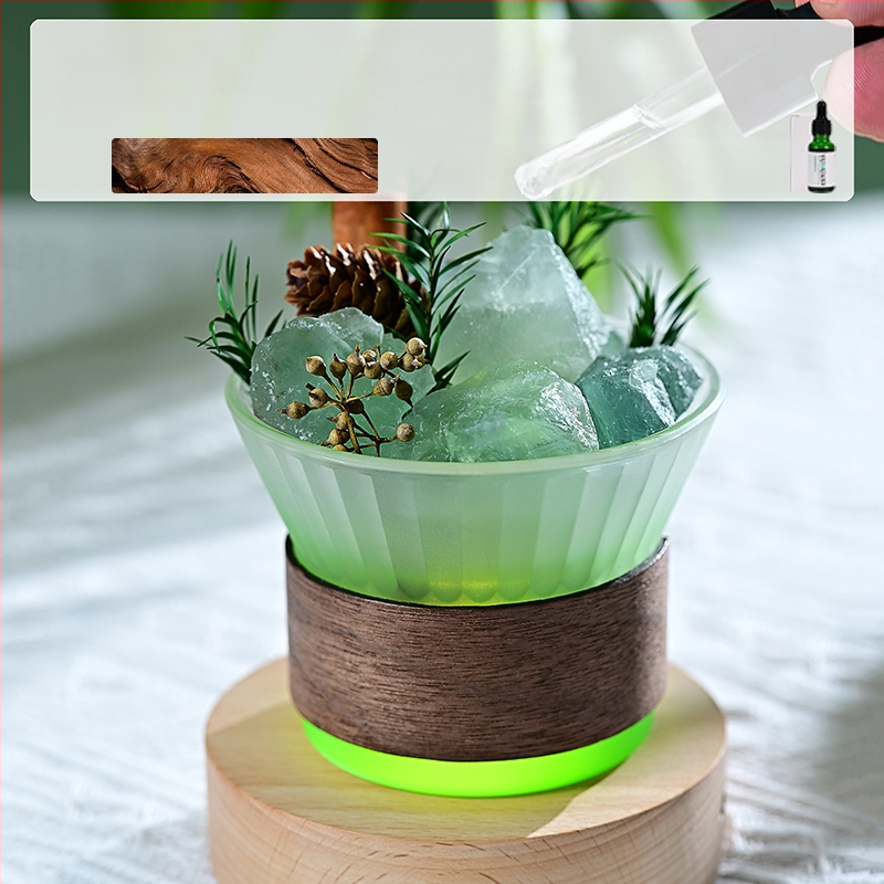 Üvegből készült aromaterápiás dísz, világos luxus stílus, hálószoba dekoráció