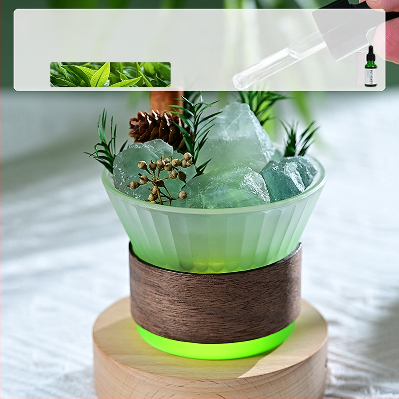 Üvegből készült aromaterápiás dísz, világos luxus stílus, hálószoba dekoráció