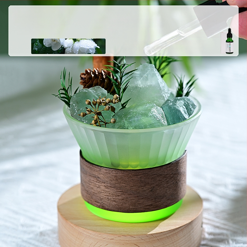 Üvegből készült aromaterápiás dísz, világos luxus stílus, hálószoba dekoráció