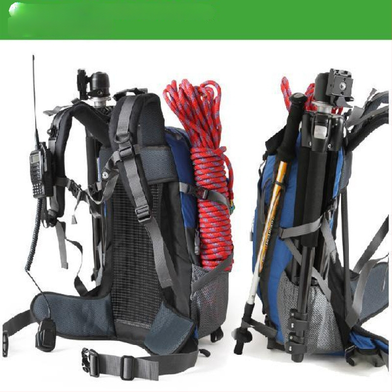 Планинска раница за катерене и туризъм 50L, нейлон, унисекс, VCWIP