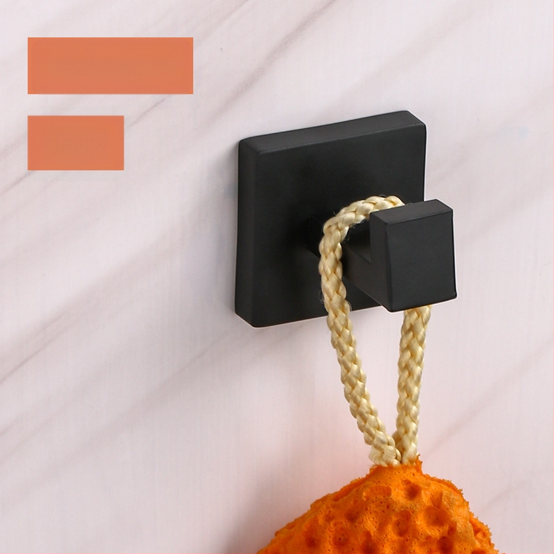 Rozsdamentes acél vállfa, falra szerelhető fürdőszobai kiegészítő, 5 kg teherbírás, csiszolt felület, modern minimalista dizájn