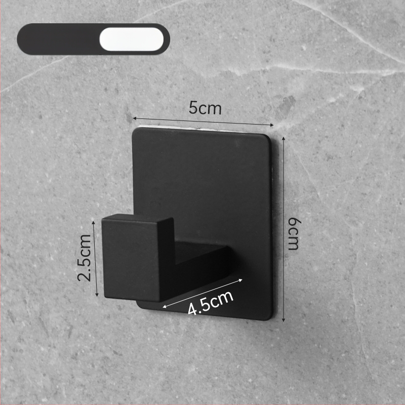 Rozsdamentes acél vállfa, falra szerelhető fürdőszobai kiegészítő, 5 kg teherbírás, csiszolt felület, modern minimalista dizájn