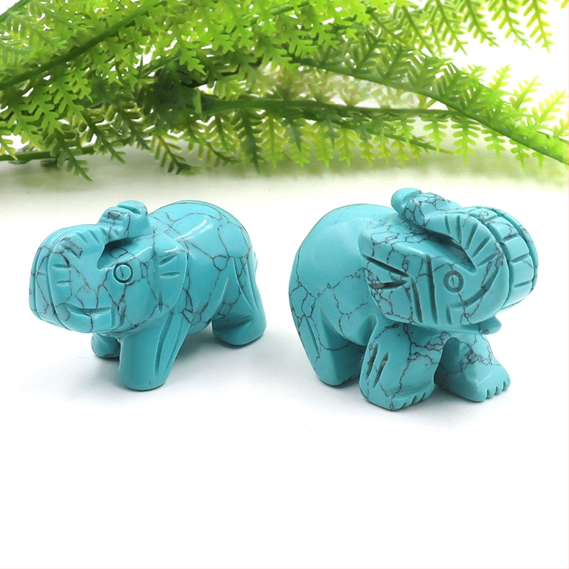 Διακοσμητικό ελέφαντας από οψιδιαν, σκαλισμένο και γυαλισμένο, με δυνατότητα προσαρμογής, σε ζωικό σχήμα