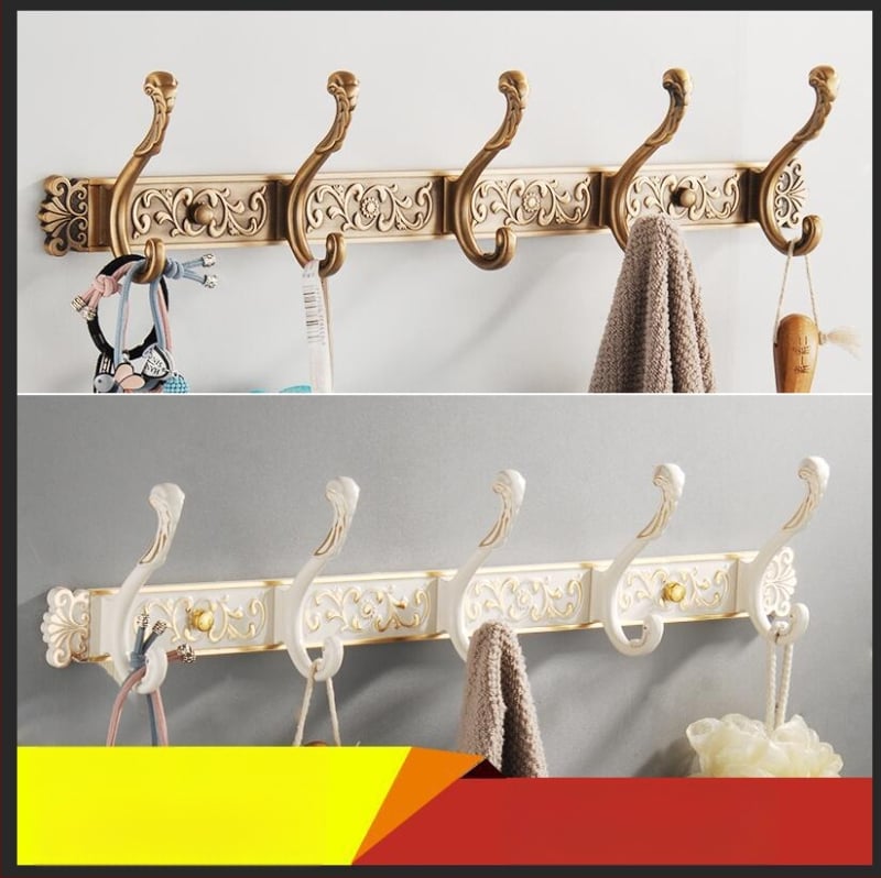 Стенен закачалник с куки, американски стил, сплав, антично боядисване, 2 кг, марка Seth