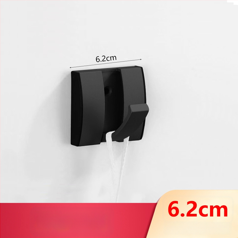 Скрита закачалка за врата за антре/гардероб — стенна сгъваема закачалка за палта и шапки, без пробиване — Space Aluminum, 444 g, Nano sandblasting, Светъл лукс, EU CE сертификация