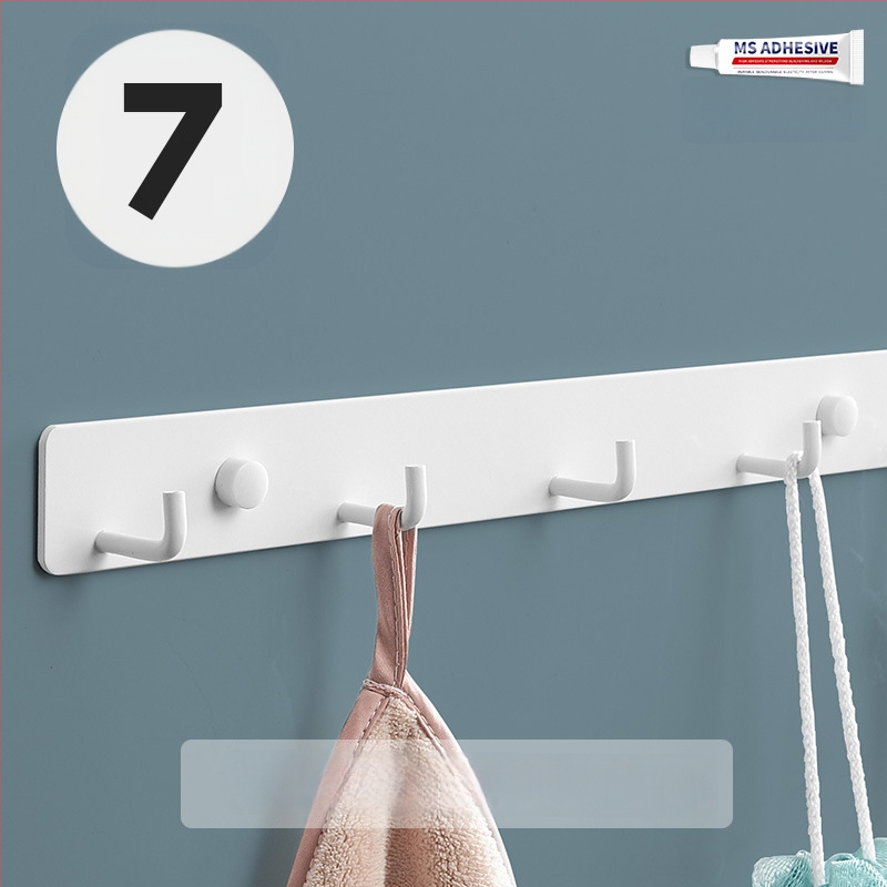 Без пробиване стенно закачало за кухня, антре и баня — space алуминий, 120 г, модерен минималистичен стил