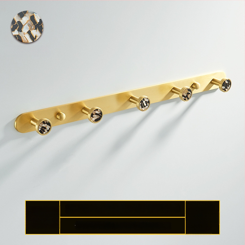 Fürdőszobai kampó alumíniumötvözetből, ragasztós, falra szerelhető fúrás nélkül, kagyló alakú, könnyed luxus stílus, súly 1 kg