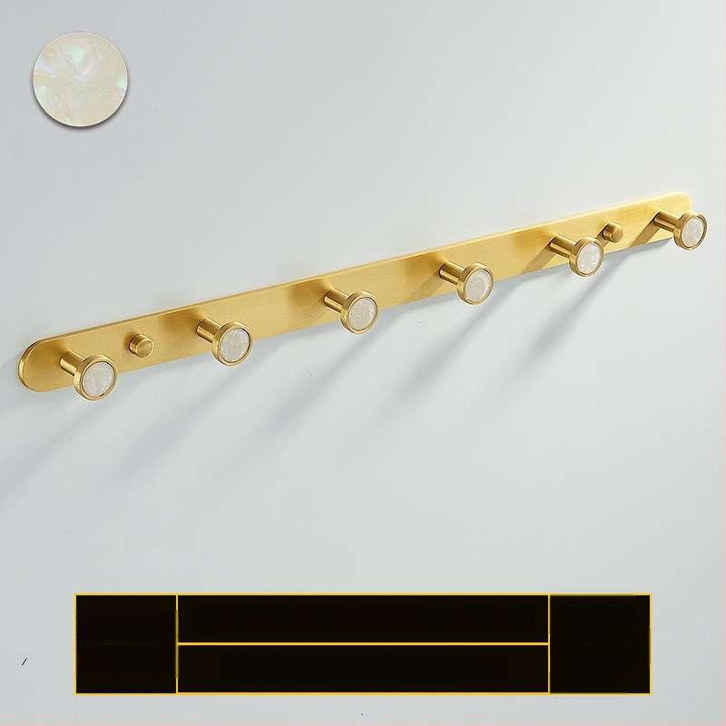 Fürdőszobai kampó alumíniumötvözetből, ragasztós, falra szerelhető fúrás nélkül, kagyló alakú, könnyed luxus stílus, súly 1 kg