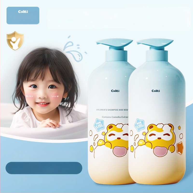 Little Raccoon Gyermekeknek 2 az 1-ben sampon és tusfürdő – újszülötteknek, fürdő készlet, 12 db