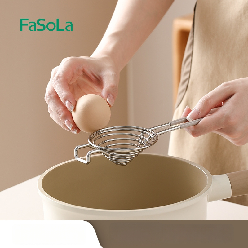 FaSoLa separator de ouă – albuș și gălbenuș, oțel inoxidabil 304, fără curent, uz casnic