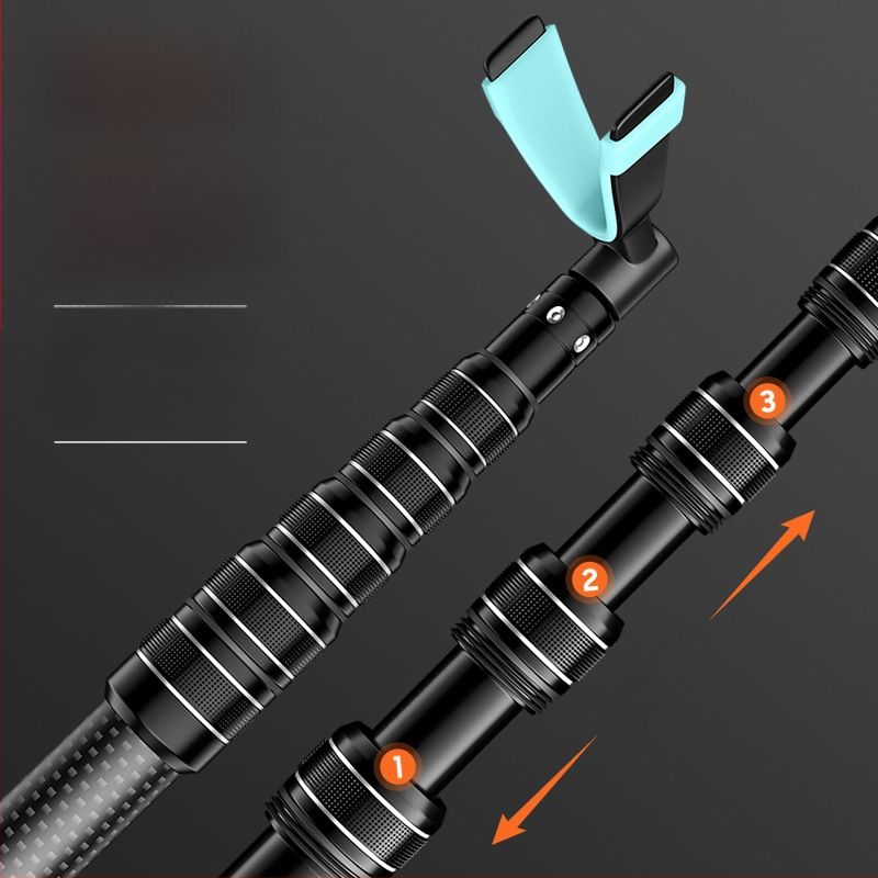 Aison karbonski držač za štapove, višedirekcijska rotacija, sklopiv, tip baterije