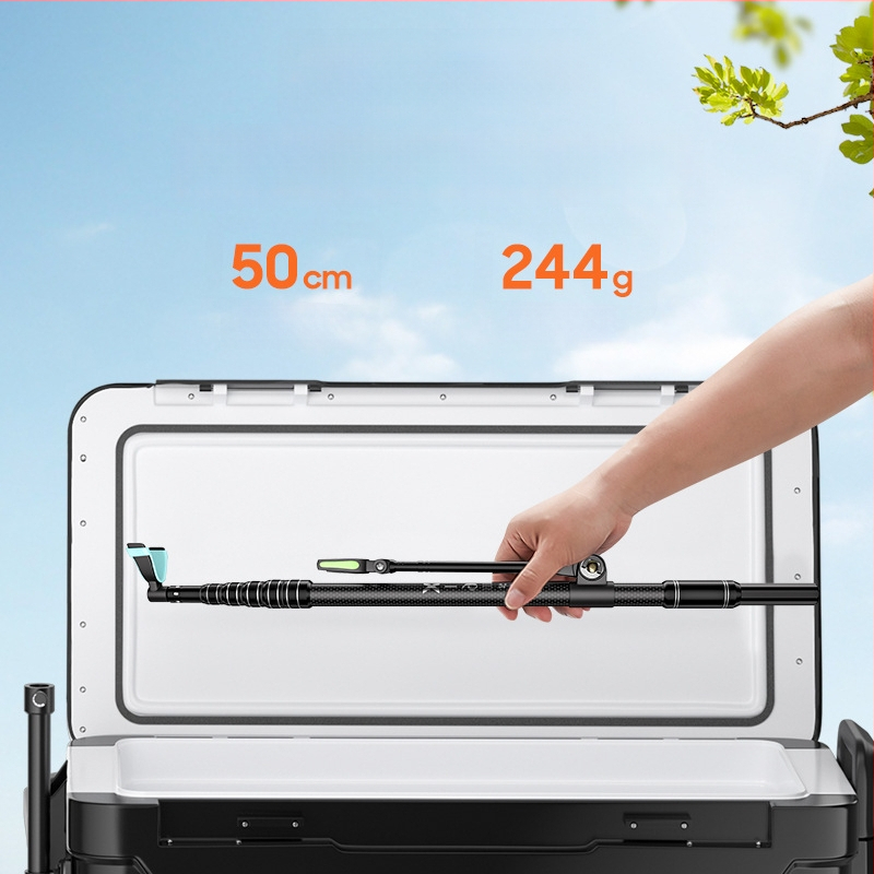 Aison karbonski držač za štapove, višedirekcijska rotacija, sklopiv, tip baterije