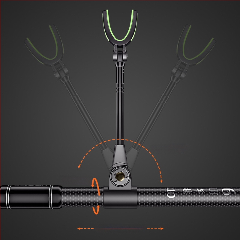 Aison karbonski držač za štapove, višedirekcijska rotacija, sklopiv, tip baterije