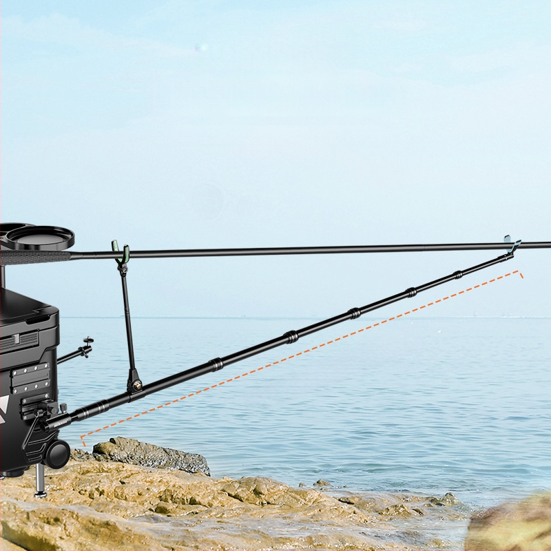 Aison karbonski držač za štapove, višedirekcijska rotacija, sklopiv, tip baterije