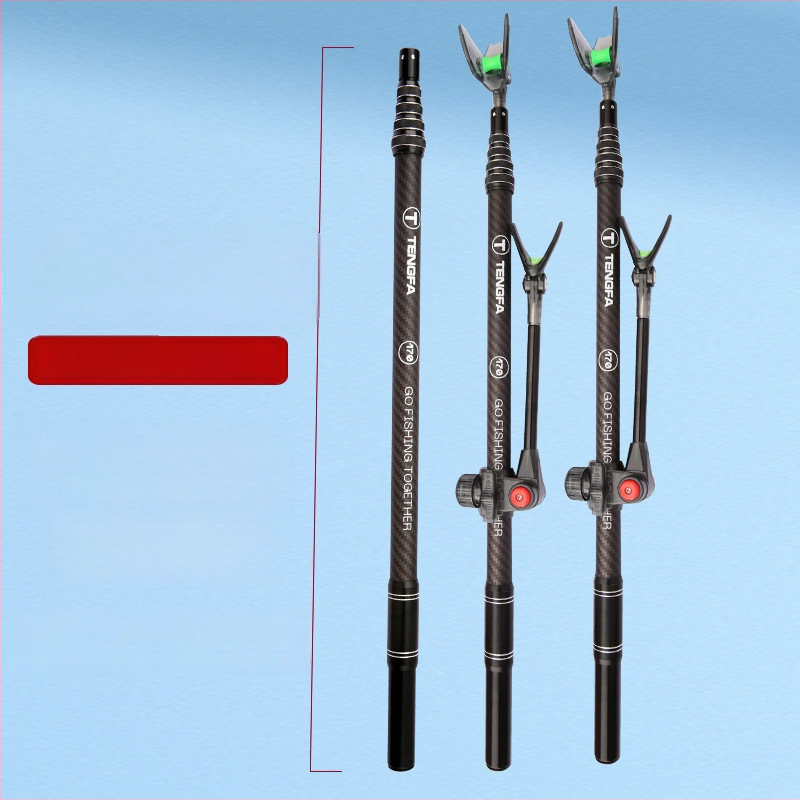 Karbonski držač štapa, ultra kratka sekcija 52 cm, lagan i čvrst, dvostruki držač za štapove