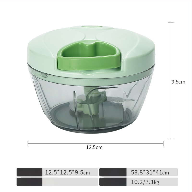 Kézi fokhagymanyomó, többfunkciós konyhai eszköz, márka Happy Mommy, anyag PS/ABS/PP és rozsdamentes acél