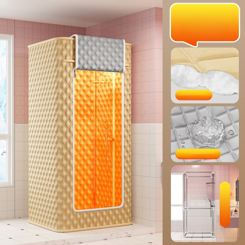 Покривало за баня за зимно домашно къпане, модерен минималистичен стил, полиестер, марка Blue Grass