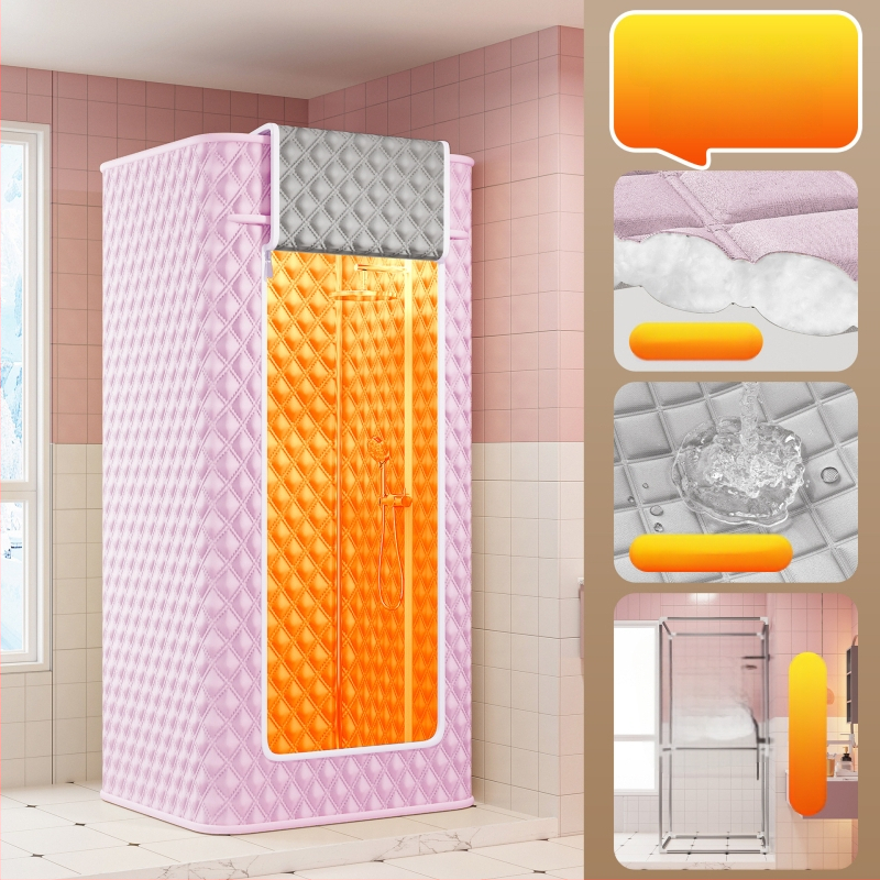 Покривало за баня за зимно домашно къпане, модерен минималистичен стил, полиестер, марка Blue Grass