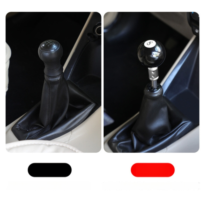 Crna glavica mjenjača za automobil s motivom 8-ball