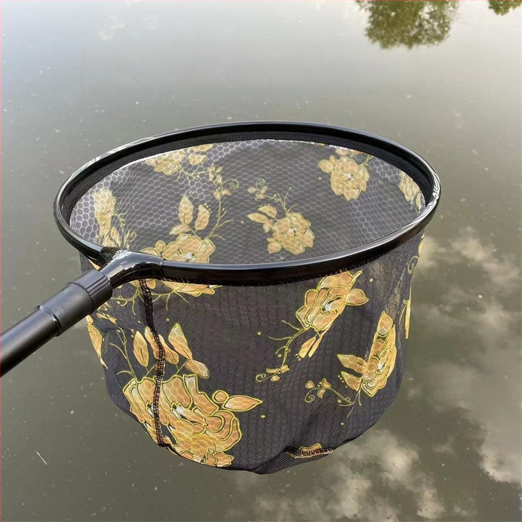 Vanjska glava mreže za ribolov od aluminijske legure, 35–40 cm, imitacija karbona, zamjenjiva mreža
