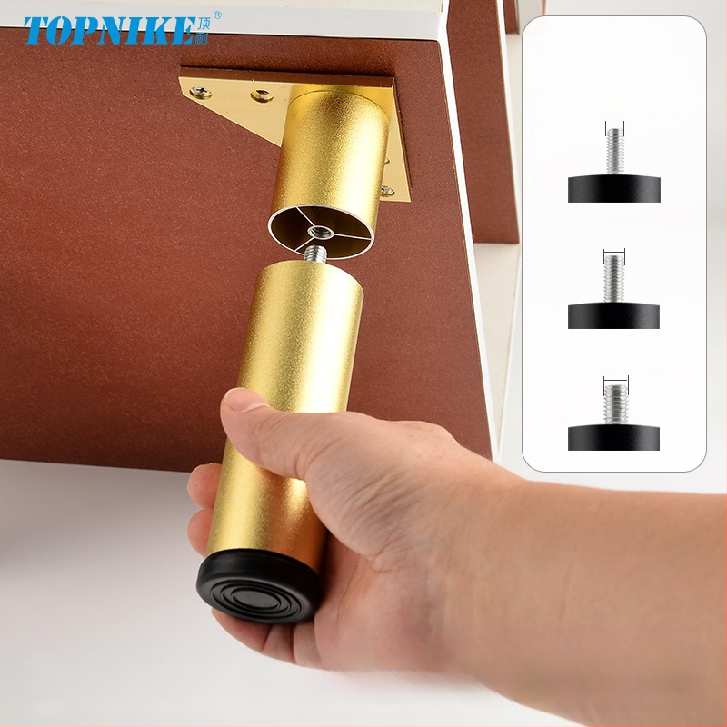 Top Resistance M8 povišavajuće nogice za ormariće i namještaj – aluminijska legura, anodizirano, moderni minimalistički stil