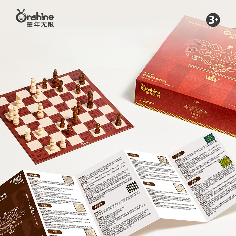 Višestruki set društvenih igara za djecu: Gomoku i Flying Chess, edukativna obiteljska igra