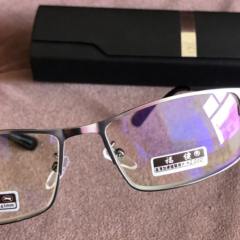Novi naočale za čitanje s zaštitom od plavog svjetla, metalni okvir, unisex za starije osobe