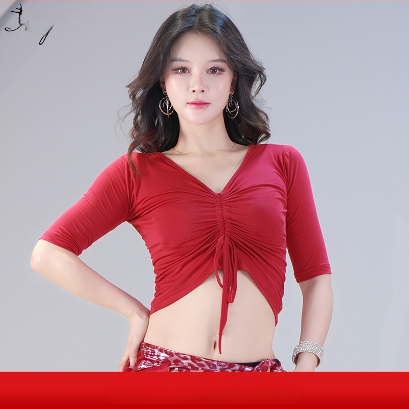 Set za trbušni ples – novi seksi Modal top, orijentalni ples, za žene početnice, grupni trening