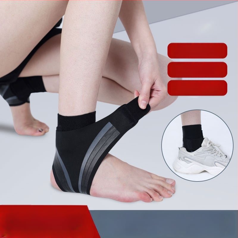 Bokaortézis elasztikus kompresszióval, poliészter rostból, futáshoz, kerékpározáshoz, kosárlabdához és röplabdához