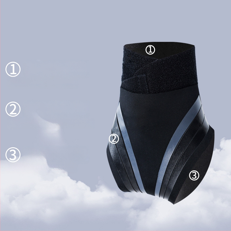 Bokaortézis elasztikus kompresszióval, poliészter rostból, futáshoz, kerékpározáshoz, kosárlabdához és röplabdához