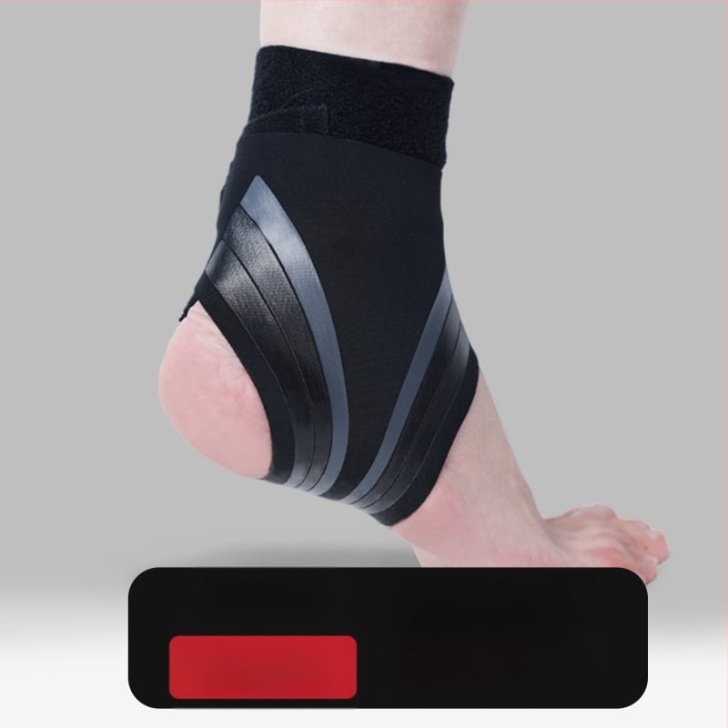 Bokaortézis elasztikus kompresszióval, poliészter rostból, futáshoz, kerékpározáshoz, kosárlabdához és röplabdához