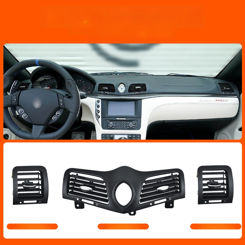 Maserati légkondi kivezető maszk a műszerfalhoz és a középső konzolhoz - ABS, modell M139/M145, snap-on rögzítés