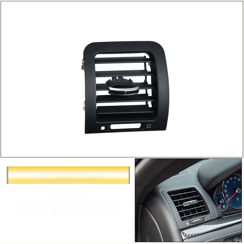 Maserati légkondi kivezető maszk a műszerfalhoz és a középső konzolhoz - ABS, modell M139/M145, snap-on rögzítés