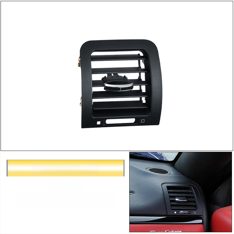 Maserati légkondi kivezető maszk a műszerfalhoz és a középső konzolhoz - ABS, modell M139/M145, snap-on rögzítés