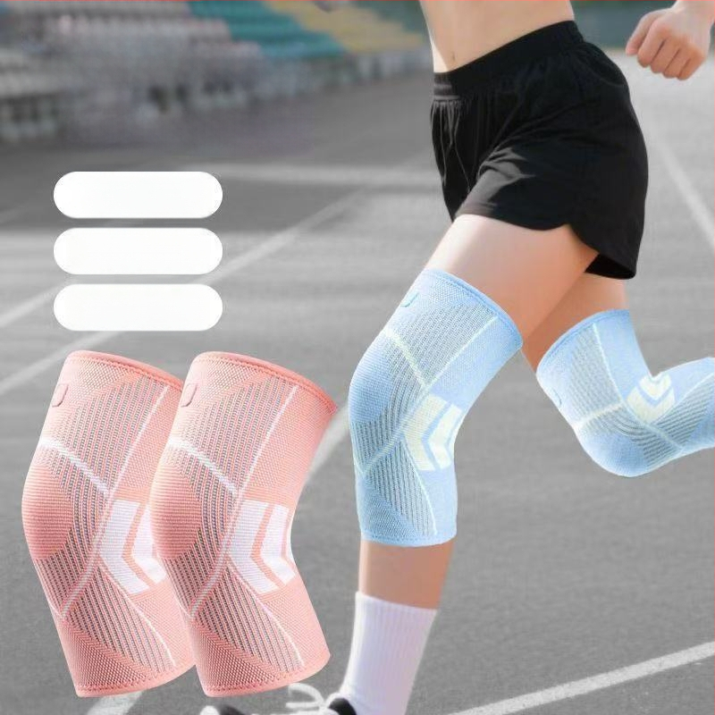 Pleteni najlonski štitnici za koljena za vanjske sportove, topli, protuklizni, prozračni, upijaju znoj, za vožnju biciklom, fitness, trčanje, planinarenje