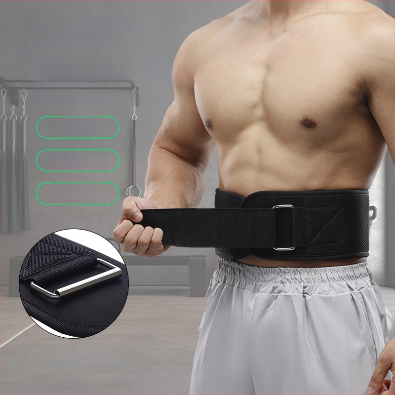 Široki, prozračni, protuklizni pojas za sport, unisex, za čučnjeve, dizanje utega i zgibove