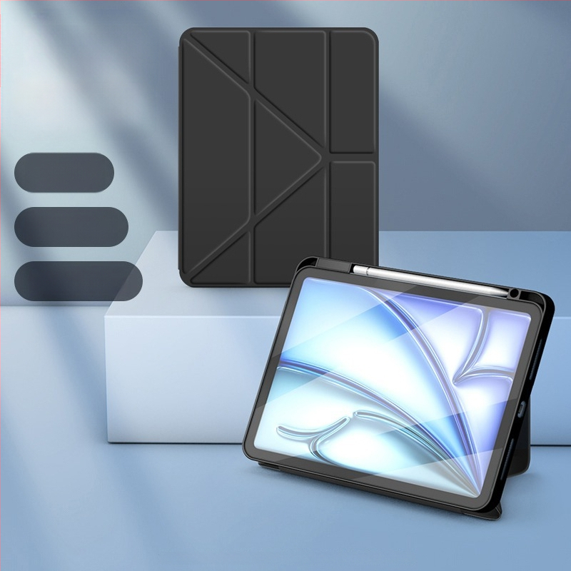 Zaštitna futrola za iPad 11 inča, 2025 novi model, akril, Y-sklopni držač, otporna na pad
