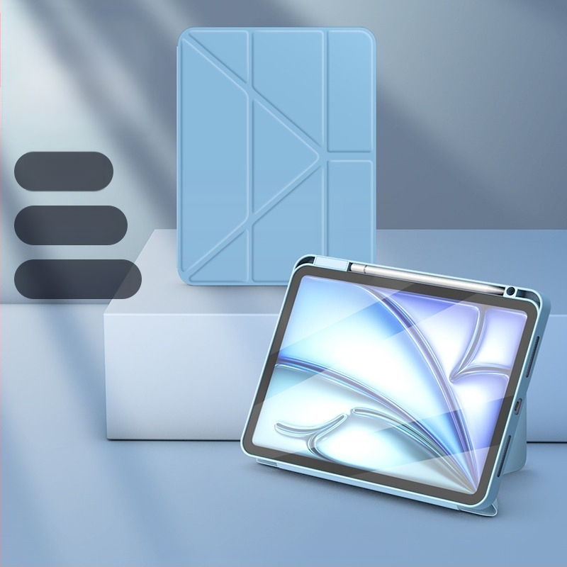 Zaštitna futrola za iPad 11 inča, 2025 novi model, akril, Y-sklopni držač, otporna na pad