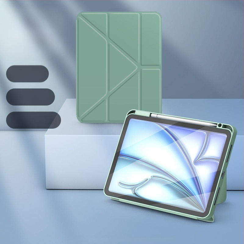 Zaštitna futrola za iPad 11 inča, 2025 novi model, akril, Y-sklopni držač, otporna na pad