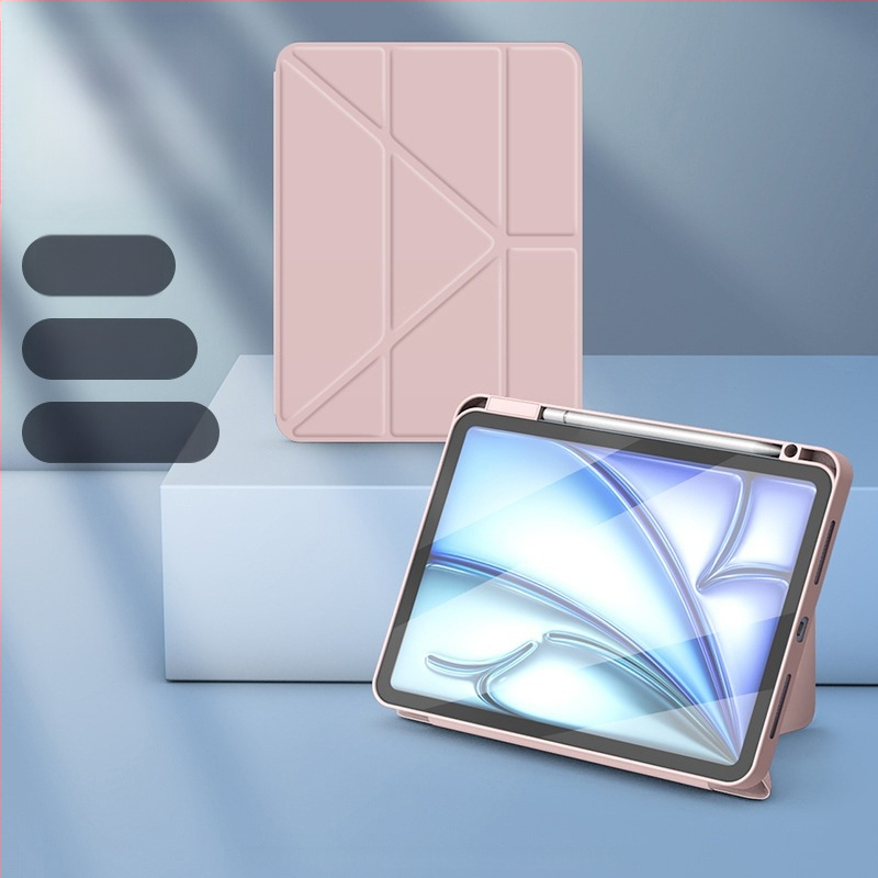 Zaštitna futrola za iPad 11 inča, 2025 novi model, akril, Y-sklopni držač, otporna na pad