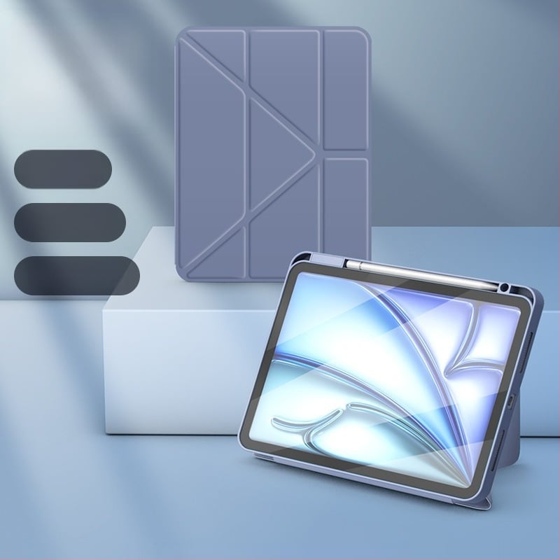 Zaštitna futrola za iPad 11 inča, 2025 novi model, akril, Y-sklopni držač, otporna na pad
