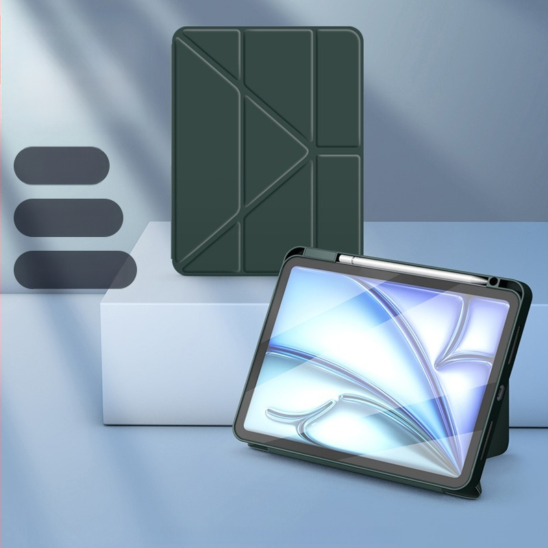 Zaštitna futrola za iPad 11 inča, 2025 novi model, akril, Y-sklopni držač, otporna na pad
