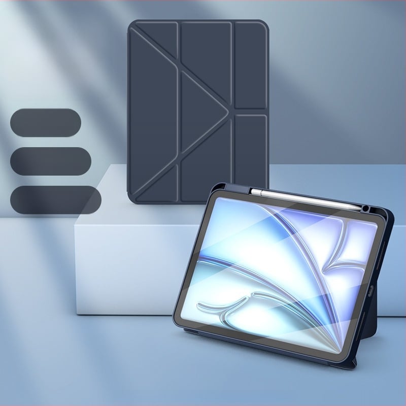 Zaštitna futrola za iPad 11 inča, 2025 novi model, akril, Y-sklopni držač, otporna na pad